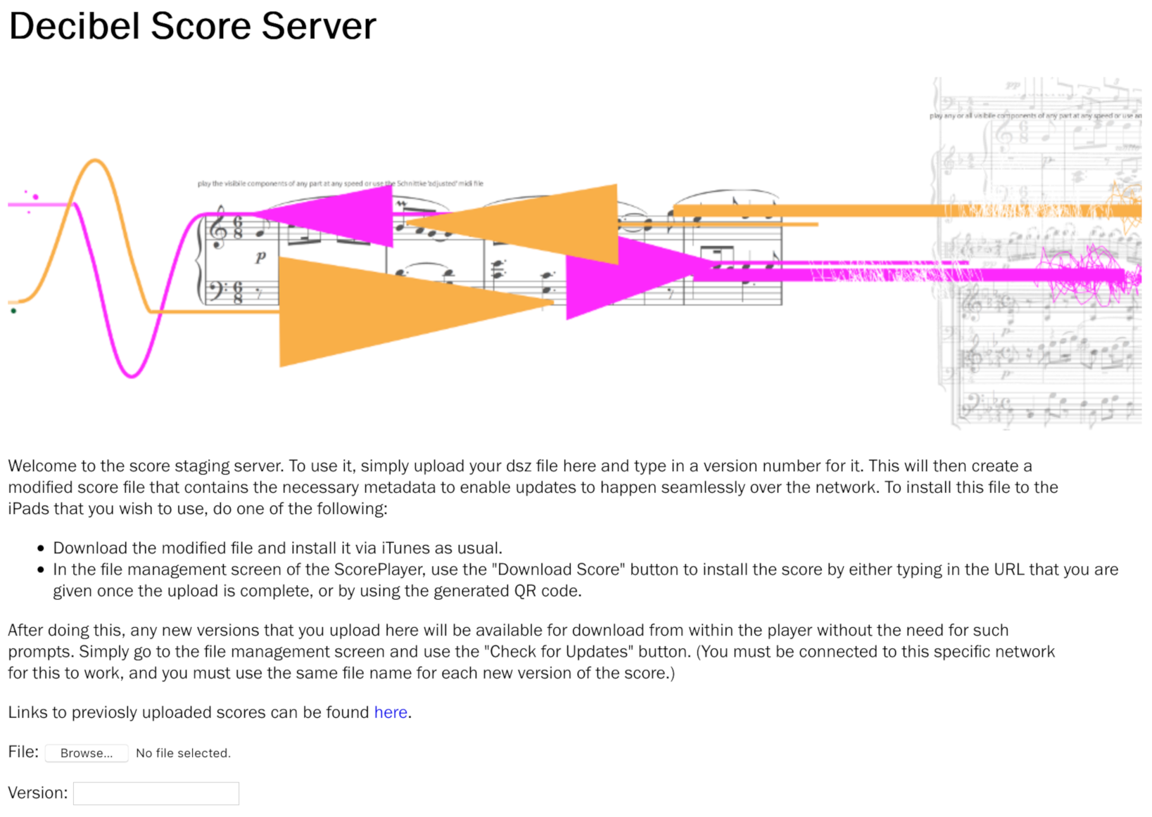 Decibel Score Server
